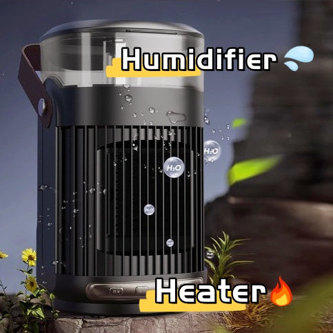 🔥💧 2-in-1 Portable Heater & Humidifier | Warm Air Blower for Home & Office 🏠