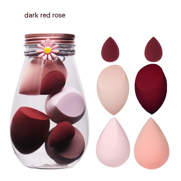 💄✨ Foreign Trade Makeup Puff | 7PCS Canned Drift Bottle Beauty Egg Set