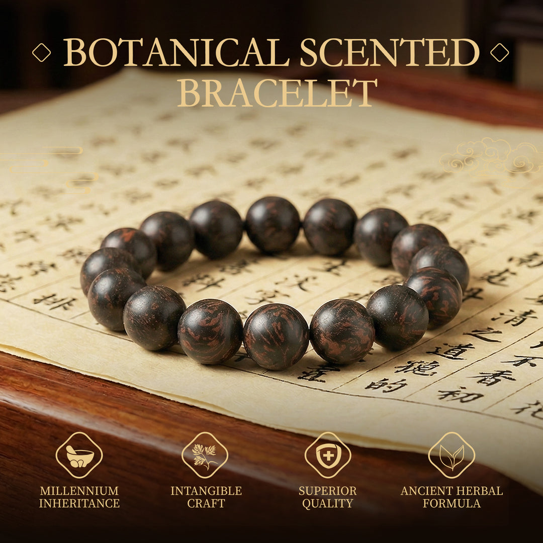 Chinese Herbal Bead Bracelet – Lightweight Traditional Wellness Jewelry