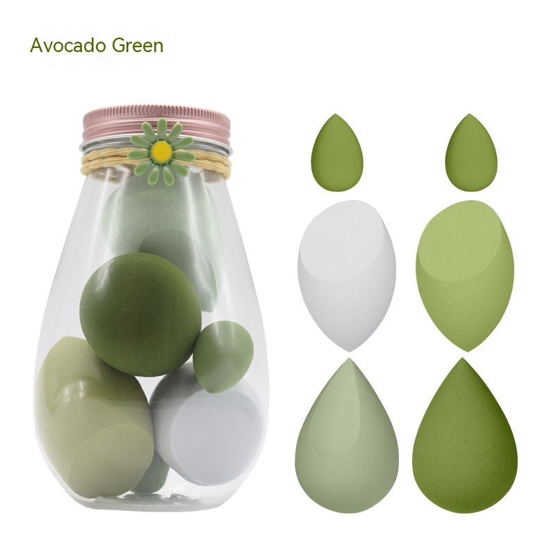 💄✨ Foreign Trade Makeup Puff | 7PCS Canned Drift Bottle Beauty Egg Set