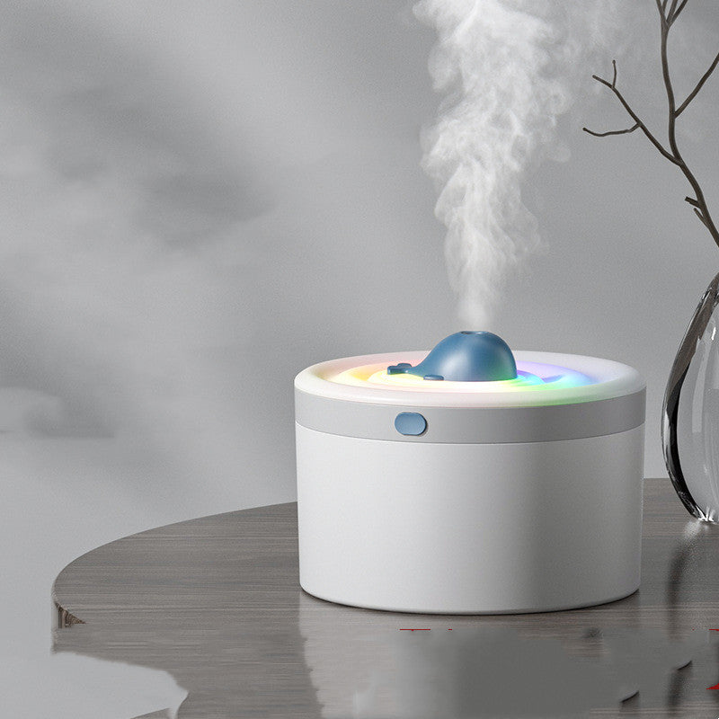 🐋💧 Blue Whale Heavy Fog Humidifier | USB Atmosphere Lamp ✨