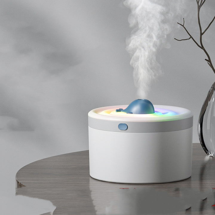 🐋💧 Blue Whale Heavy Fog Humidifier | USB Atmosphere Lamp ✨