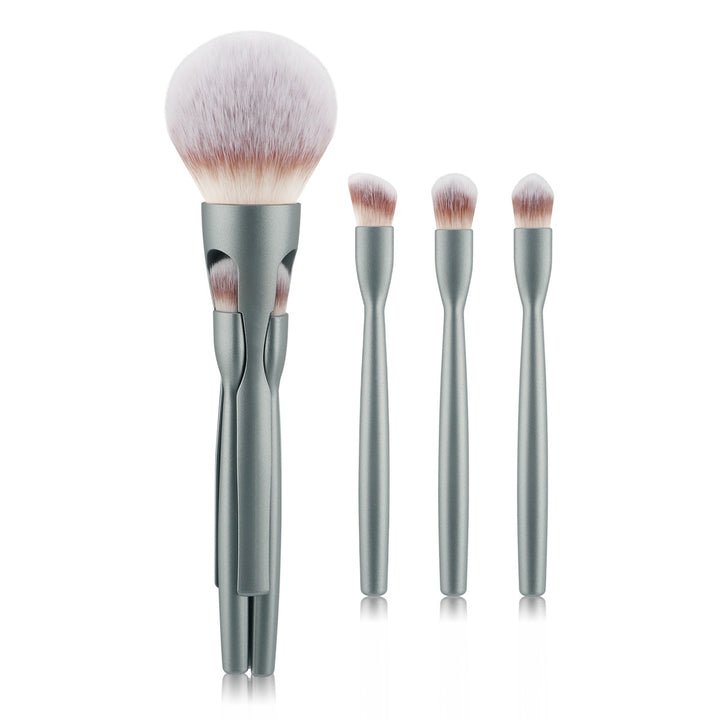 🖌️ 4-in-1 Magnetic Makeup Brush – Multi-Function Tool for Powder & Eyeshadow ✨