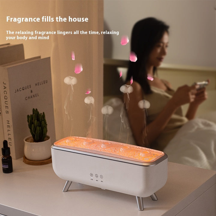 🪼💨 Creative Jellyfish Smoke Ring Humidifier | Ultrasonic Sound Pickup Atmosphere Diffuser ✨