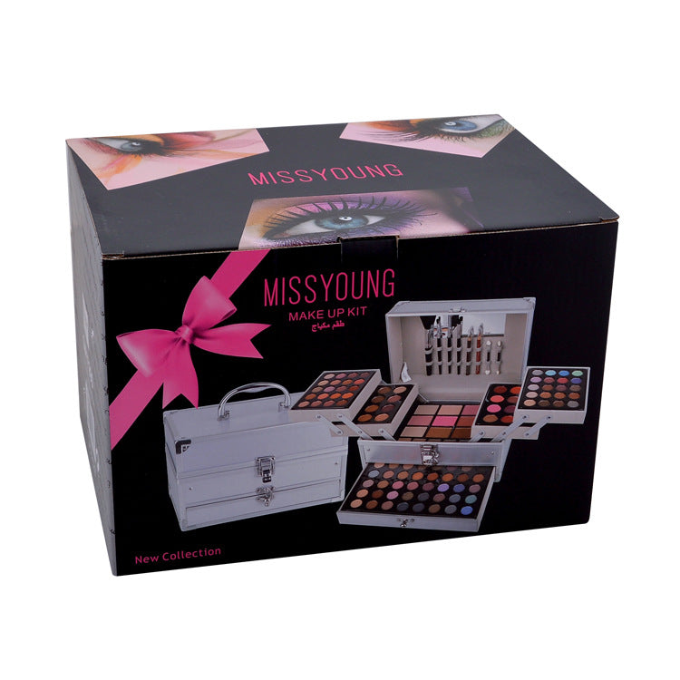 💄 Lip Pencil & Blush Combination Makeup Set – Full Face Cosmetic Kit with Eyeshadow & Lip Gloss ✨