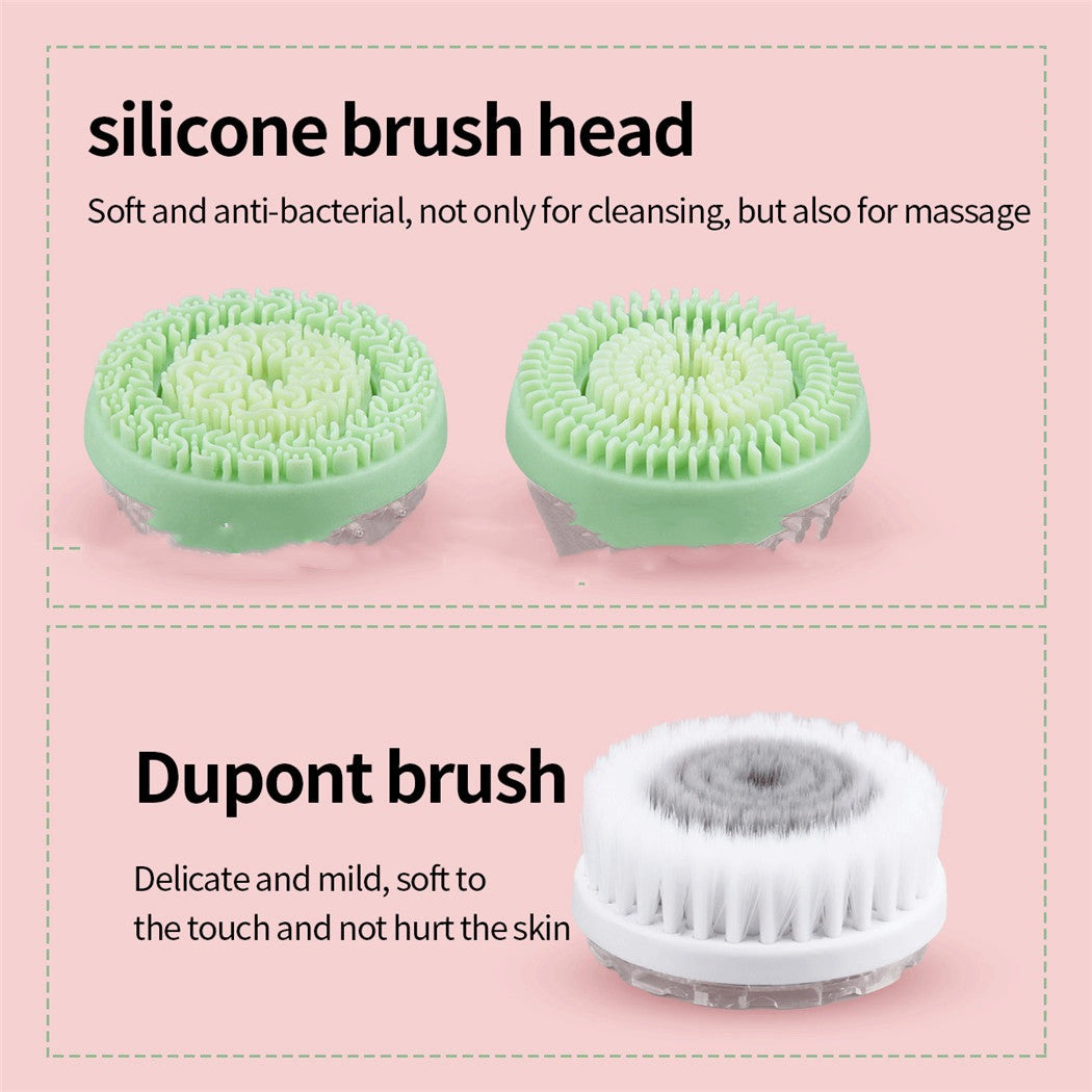 💖🧼 3-in-1 Multifunctional Silicone Facial Cleansing Instrument | Face, Neck & Eye SPA Care Device