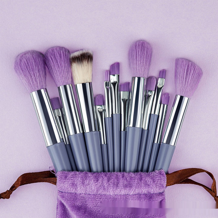 ✨ Portable Complete Makeup Brush Set — Multi-Color Beauty Tools Kit 💄