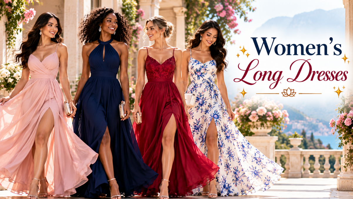 Robes longues longues pour femmes