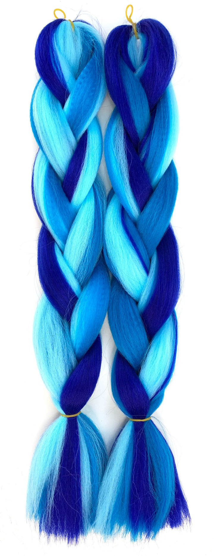 Mixed Color Jumbo Braiding Hair 24 Inch – Pre-Stretched Synthetic Extensions for Long Braids