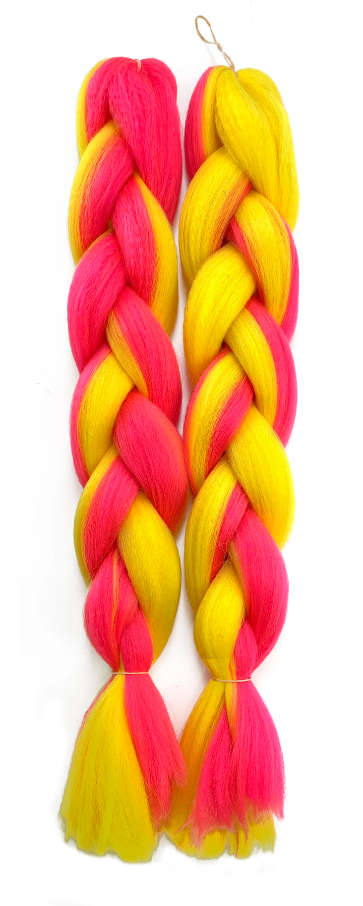Mixed Color Jumbo Braiding Hair 24 Inch – Pre-Stretched Synthetic Extensions for Long Braids