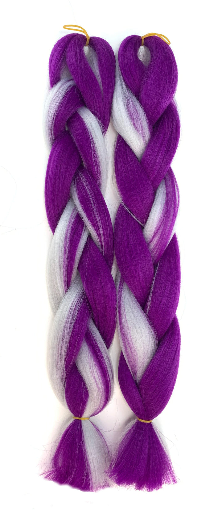 Mixed Color Jumbo Braiding Hair 24 Inch – Pre-Stretched Synthetic Extensions for Long Braids