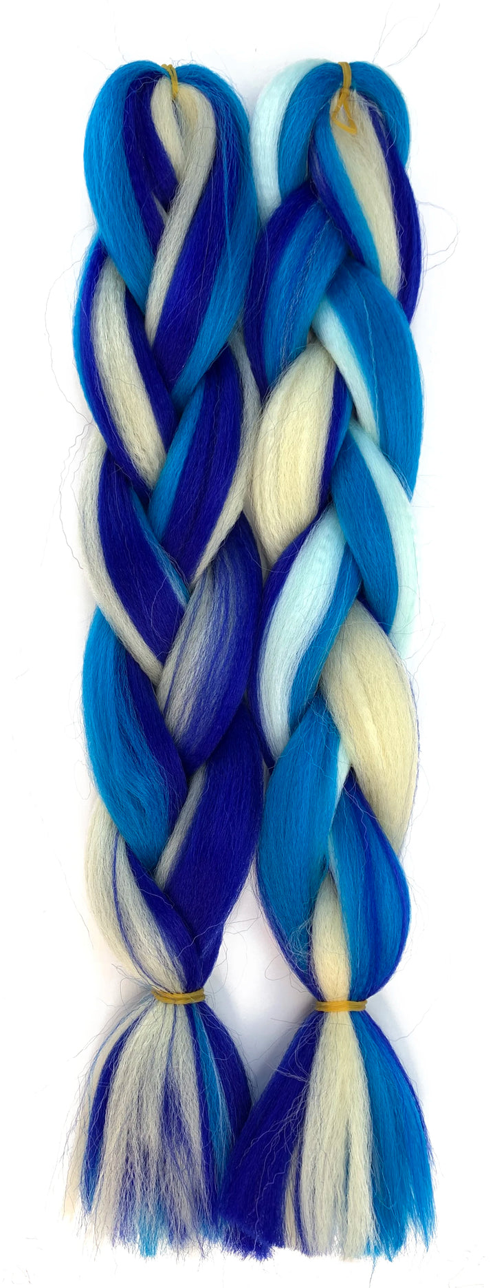 Mixed Color Jumbo Braiding Hair 24 Inch – Pre-Stretched Synthetic Extensions for Long Braids