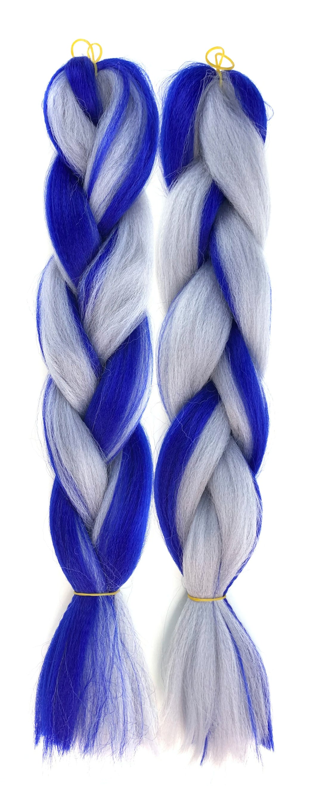 Mixed Color Jumbo Braiding Hair 24 Inch – Pre-Stretched Synthetic Extensions for Long Braids