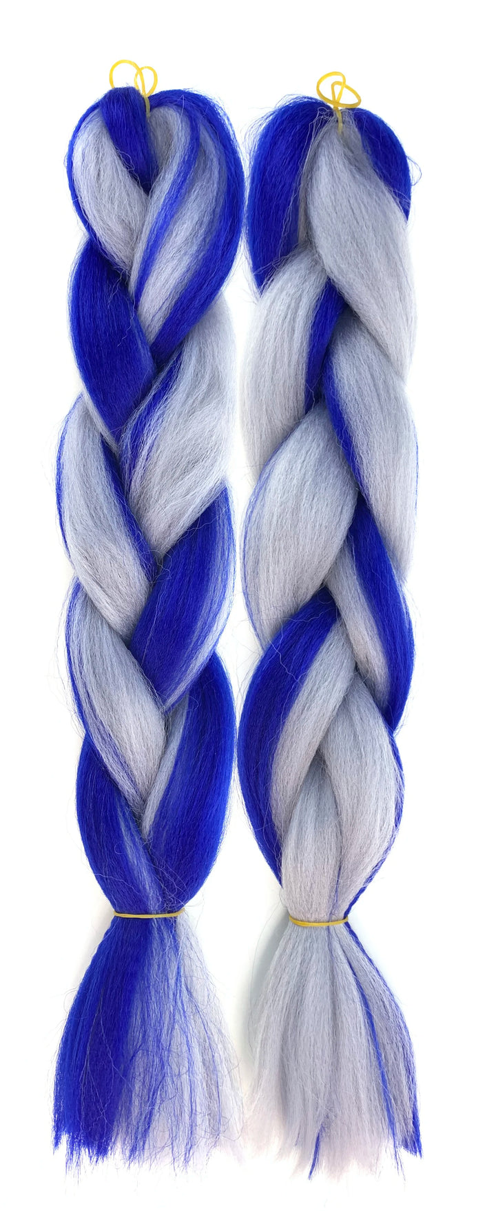 Mixed Color Jumbo Braiding Hair 24 Inch – Pre-Stretched Synthetic Extensions for Long Braids