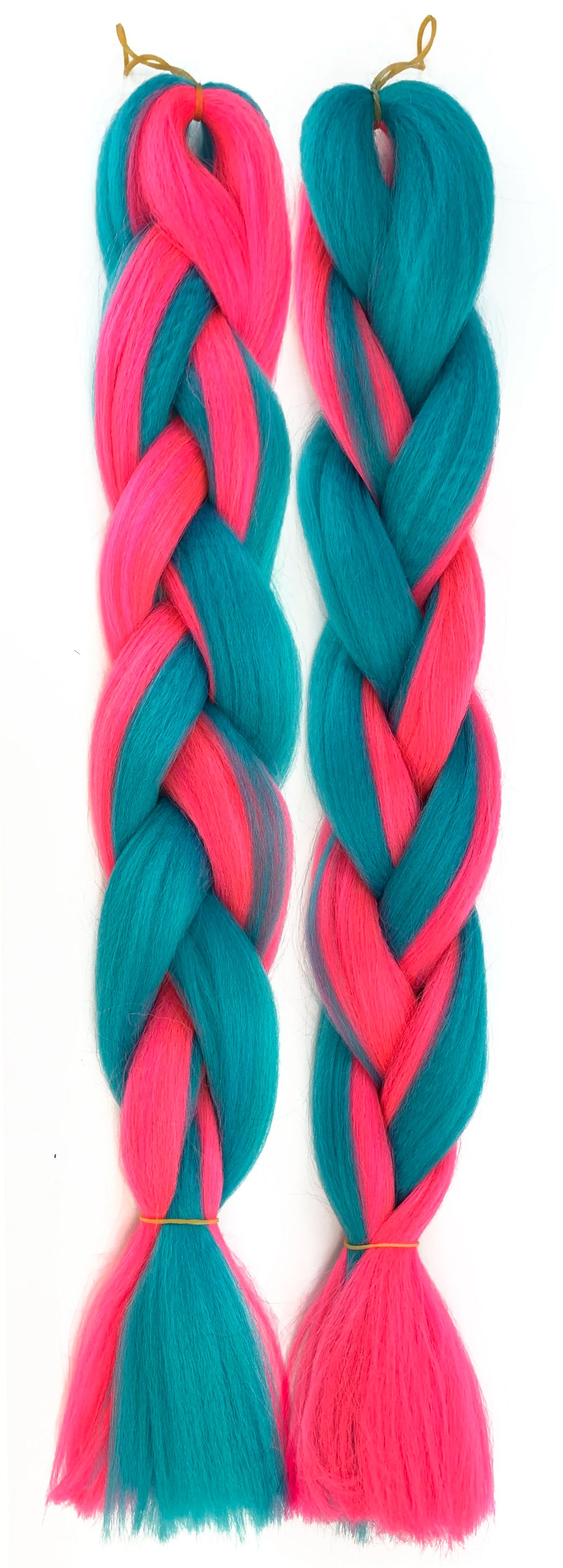 Mixed Color Jumbo Braiding Hair 24 Inch – Pre-Stretched Synthetic Extensions for Long Braids