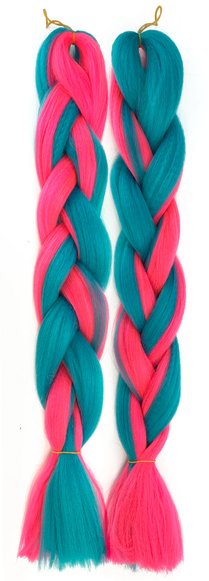 Mixed Color Jumbo Braiding Hair 24 Inch – Pre-Stretched Synthetic Extensions for Long Braids