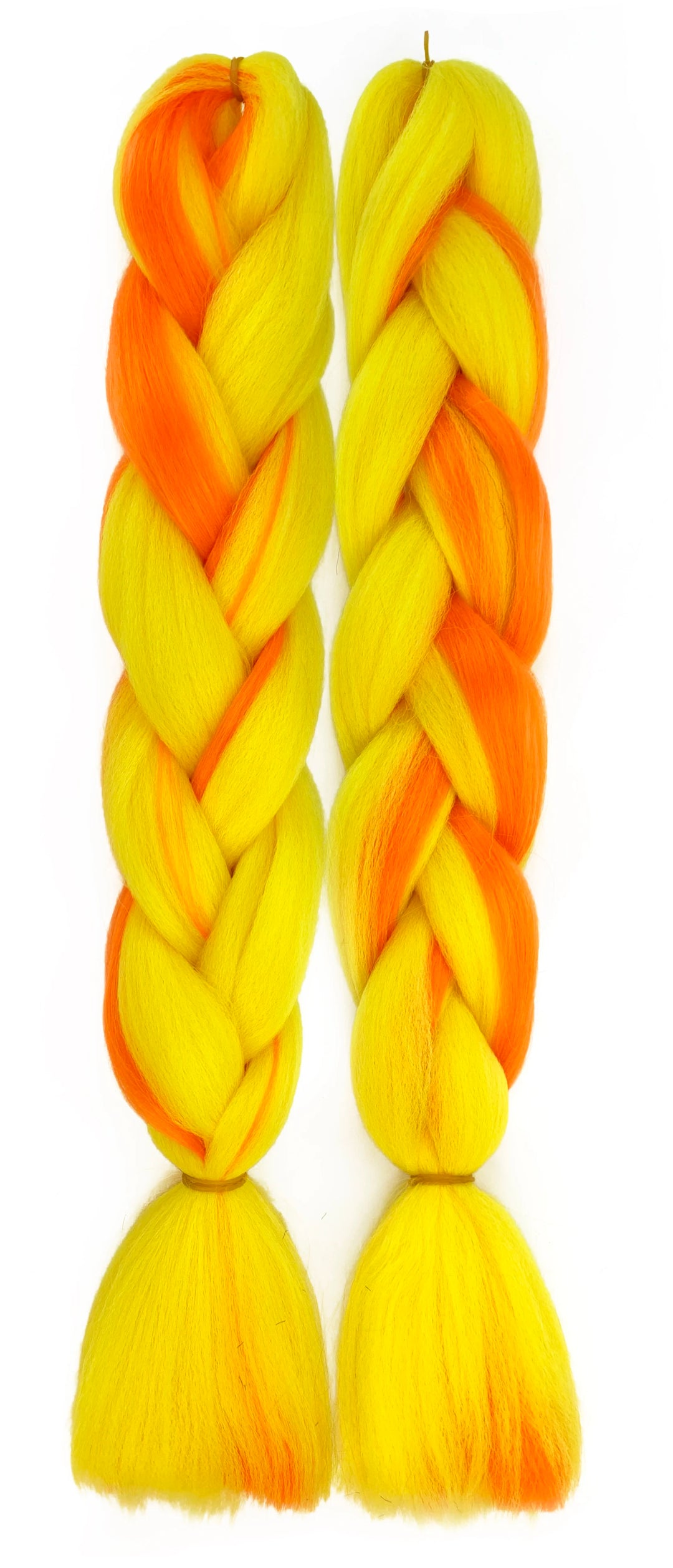 Mixed Color Jumbo Braiding Hair 24 Inch – Pre-Stretched Synthetic Extensions for Long Braids