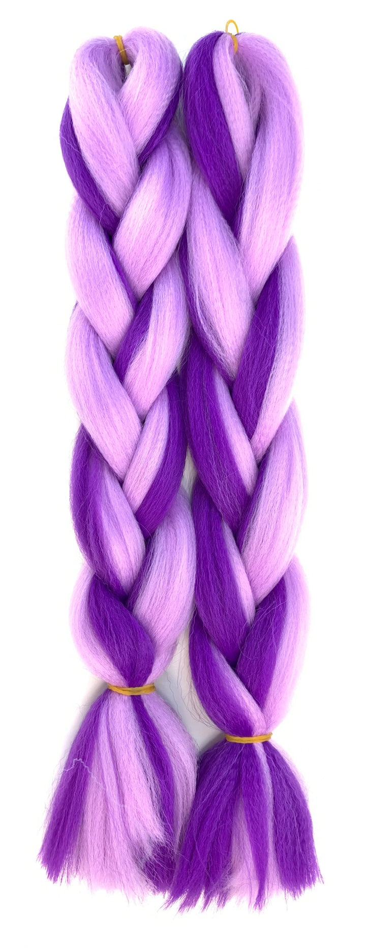 Mixed Color Jumbo Braiding Hair 24 Inch – Pre-Stretched Synthetic Extensions for Long Braids