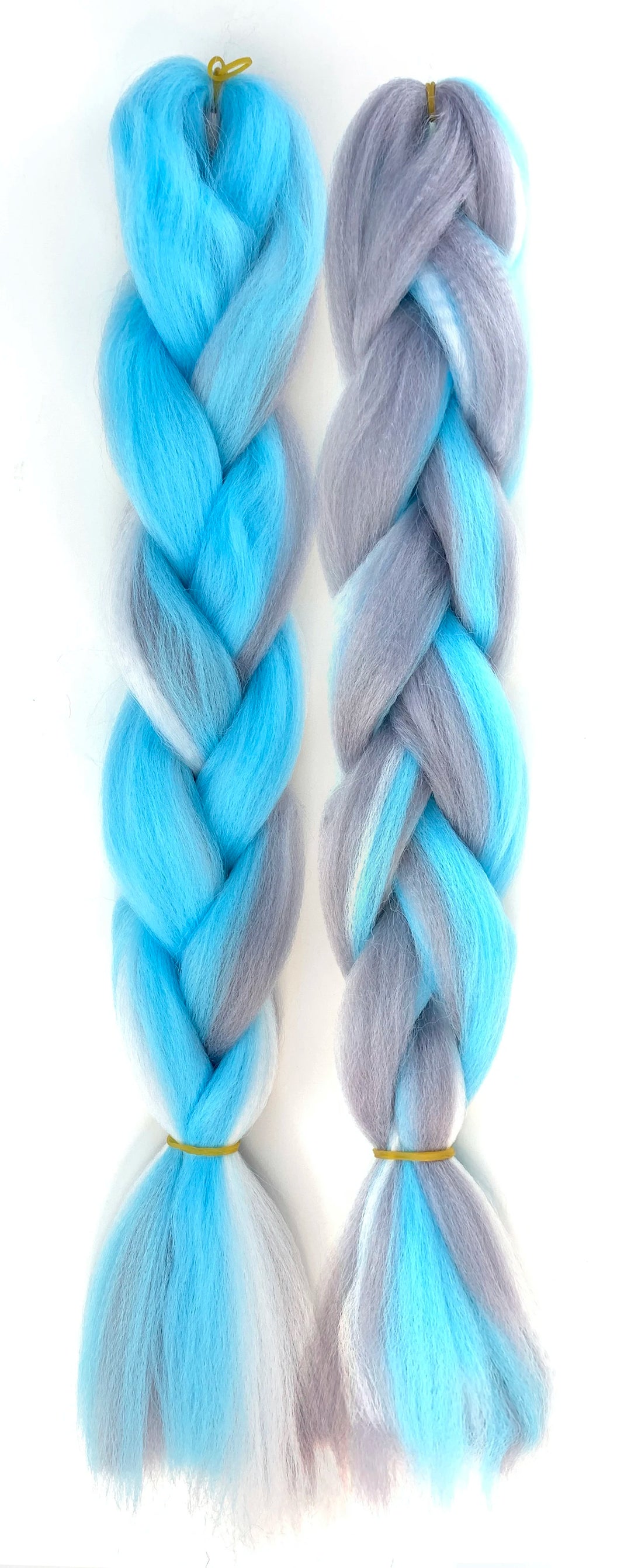 Mixed Color Jumbo Braiding Hair 24 Inch – Pre-Stretched Synthetic Extensions for Long Braids