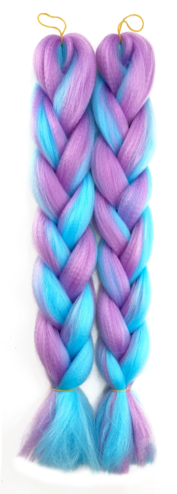 Mixed Color Jumbo Braiding Hair 24 Inch – Pre-Stretched Synthetic Extensions for Long Braids