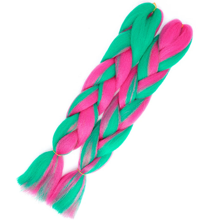 24 Inch Jumbo Braiding Hair – 100g Synthetic Ombre Multi-Color Braids Extension 454
