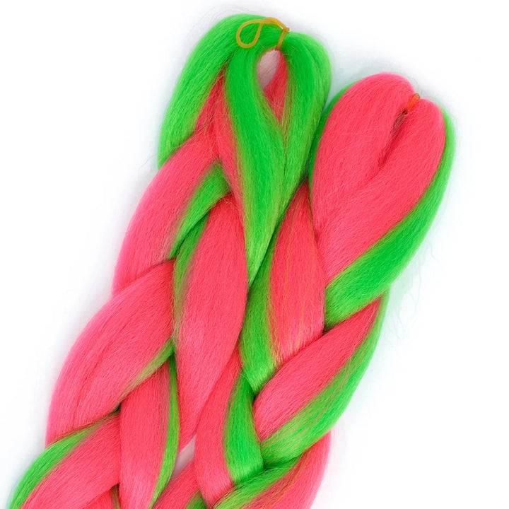 24 Inch Jumbo Braiding Hair – 100g Synthetic Ombre Multi-Color Braids Extension 454