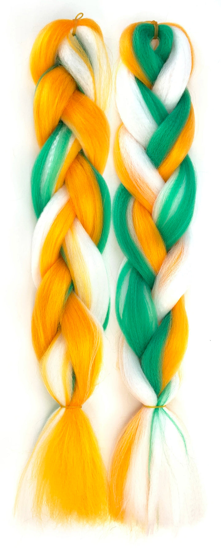 Mixed Color Jumbo Braiding Hair 24 Inch – Pre-Stretched Synthetic Extensions for Long Braids