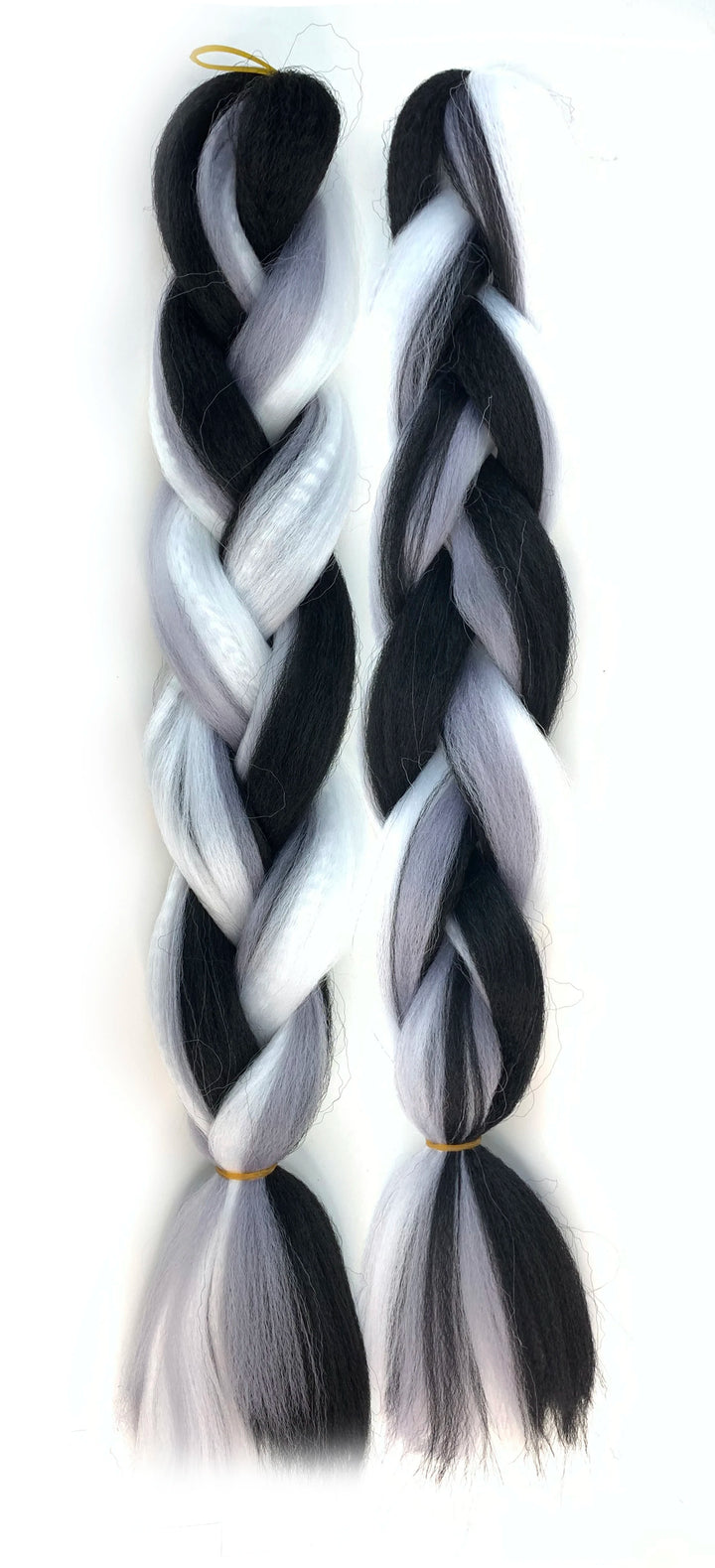 Mixed Color Jumbo Braiding Hair 24 Inch – Pre-Stretched Synthetic Extensions for Long Braids