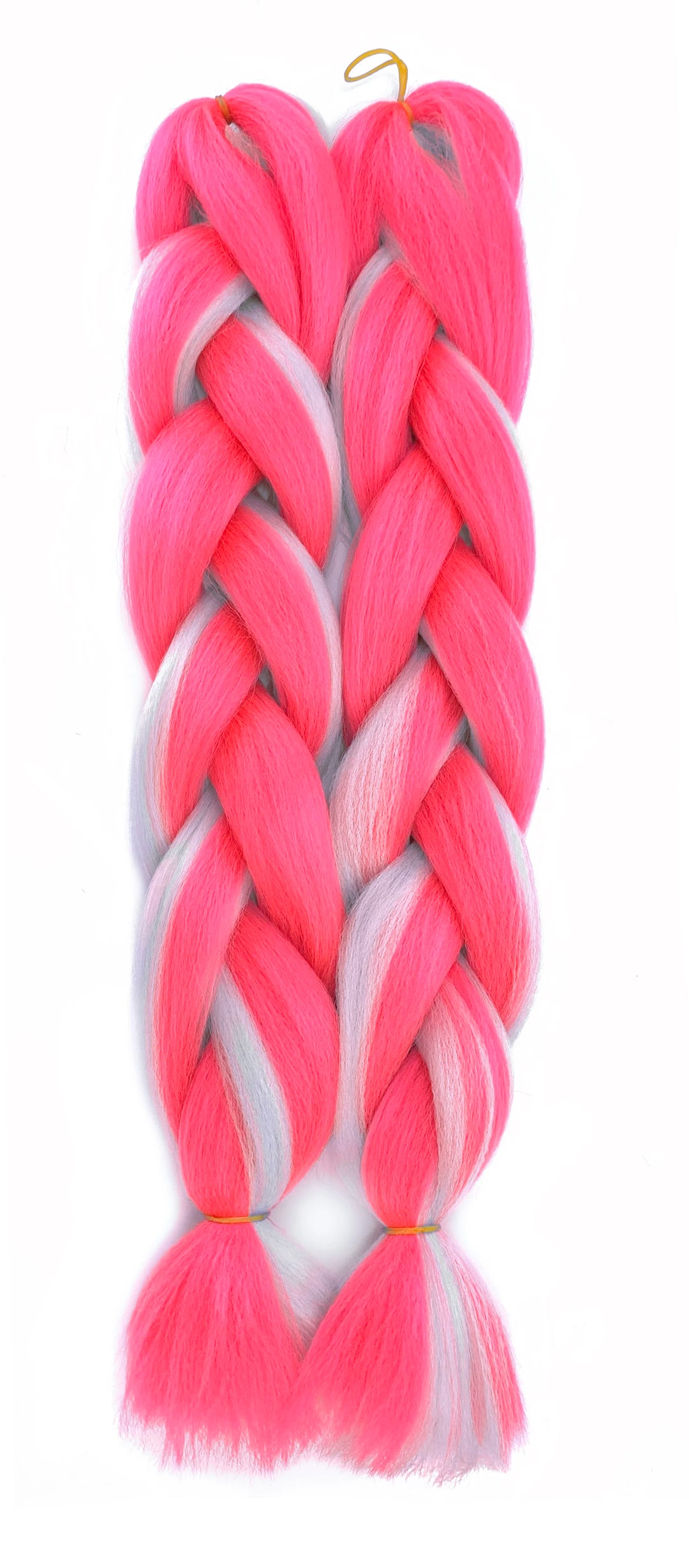 Mixed Color Jumbo Braiding Hair 24 Inch – Pre-Stretched Synthetic Extensions for Long Braids