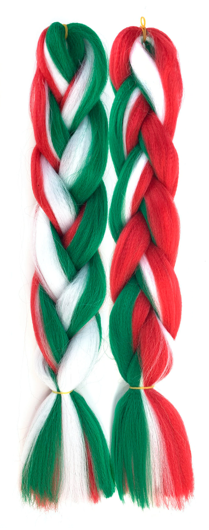 Mixed Color Jumbo Braiding Hair 24 Inch – Pre-Stretched Synthetic Extensions for Long Braids