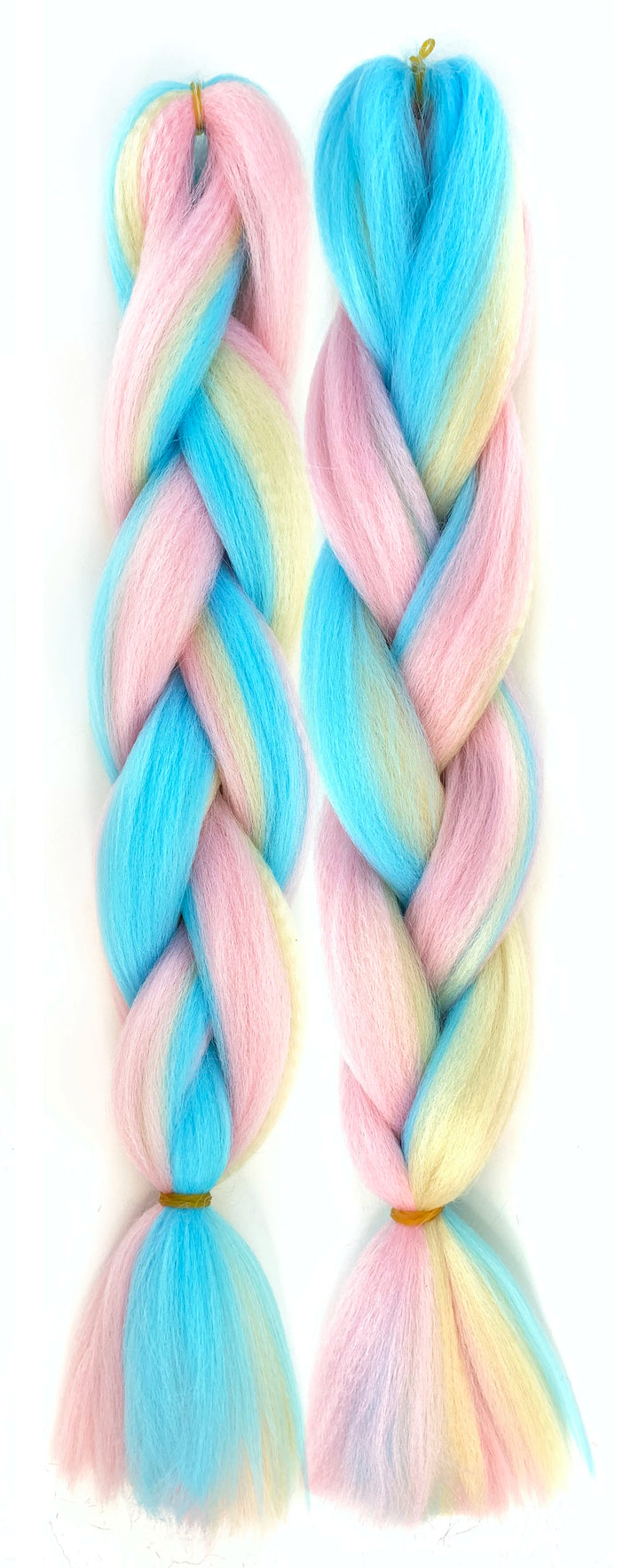 Mixed Color Jumbo Braiding Hair 24 Inch – Pre-Stretched Synthetic Extensions for Long Braids
