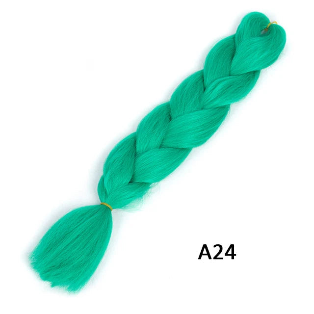 New Colors Synthetic Glowing Ombre Jumbo Twist Braiding Hair – Kanekalon Hair Extensions for Women