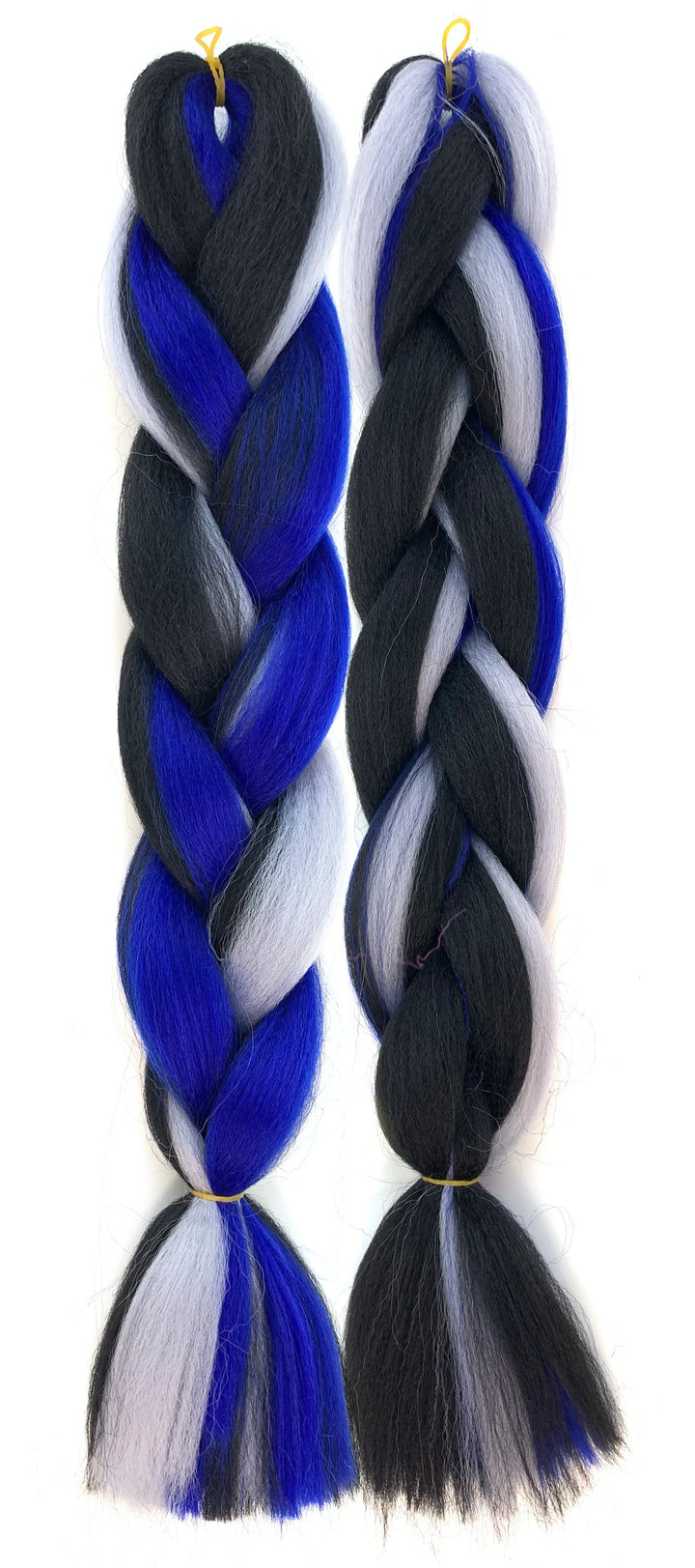 Mixed Color Jumbo Braiding Hair 24 Inch – Pre-Stretched Synthetic Extensions for Long Braids