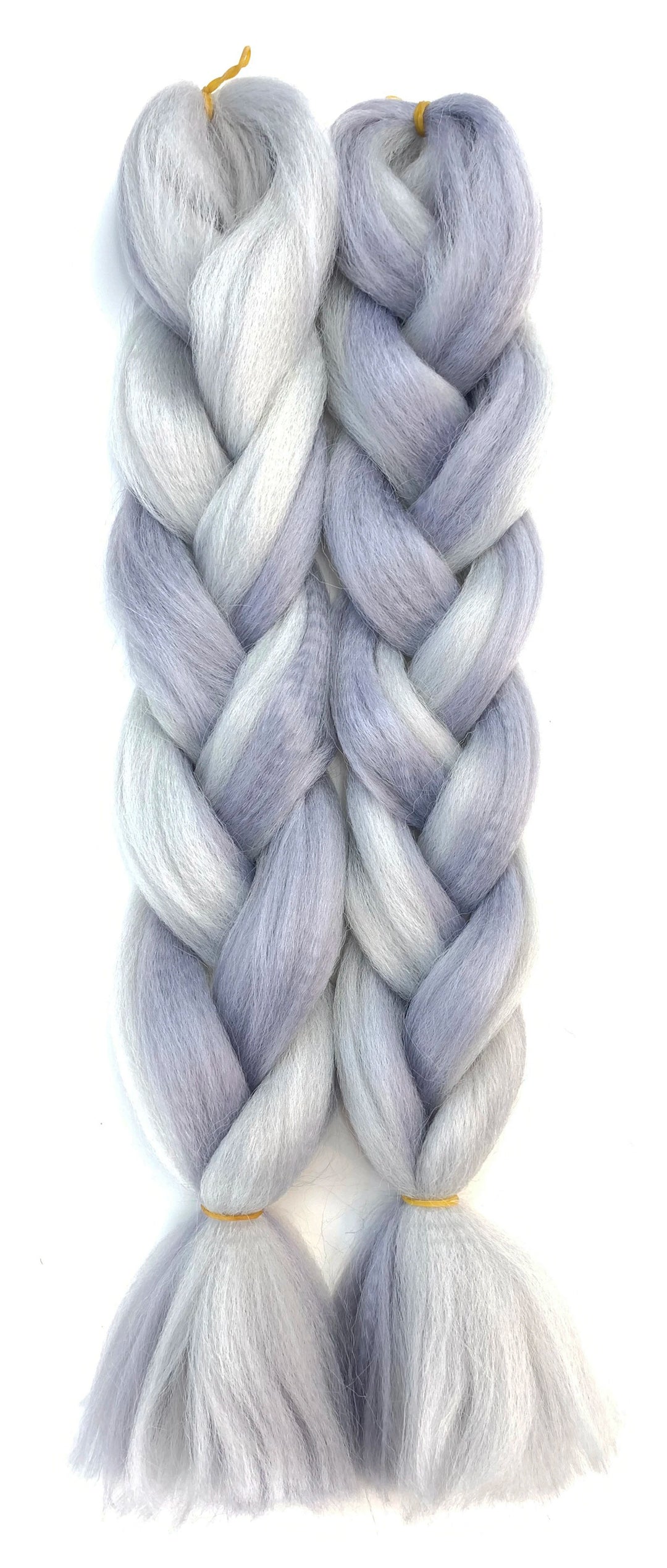 Mixed Color Jumbo Braiding Hair 24 Inch – Pre-Stretched Synthetic Extensions for Long Braids