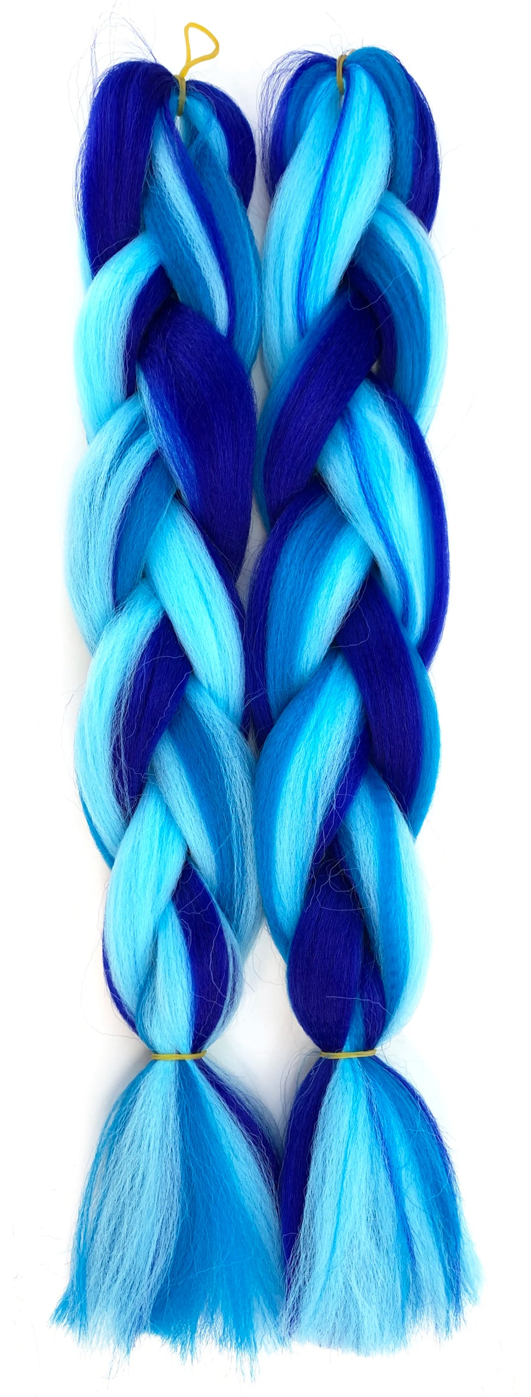 Mixed Color Jumbo Braiding Hair 24 Inch – Pre-Stretched Synthetic Extensions for Long Braids
