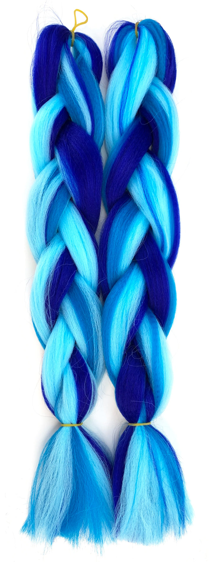 Mixed Color Jumbo Braiding Hair 24 Inch – Pre-Stretched Synthetic Extensions for Long Braids