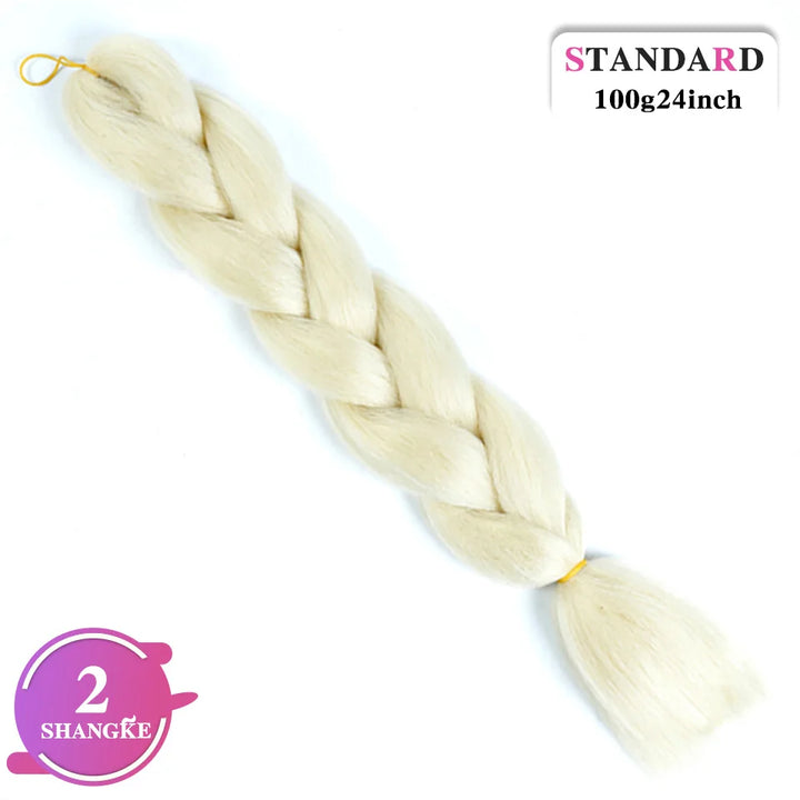 24 Inch Rainbow Weaving Hair Extensions – Synthetic Professional Color Weave Hair 55