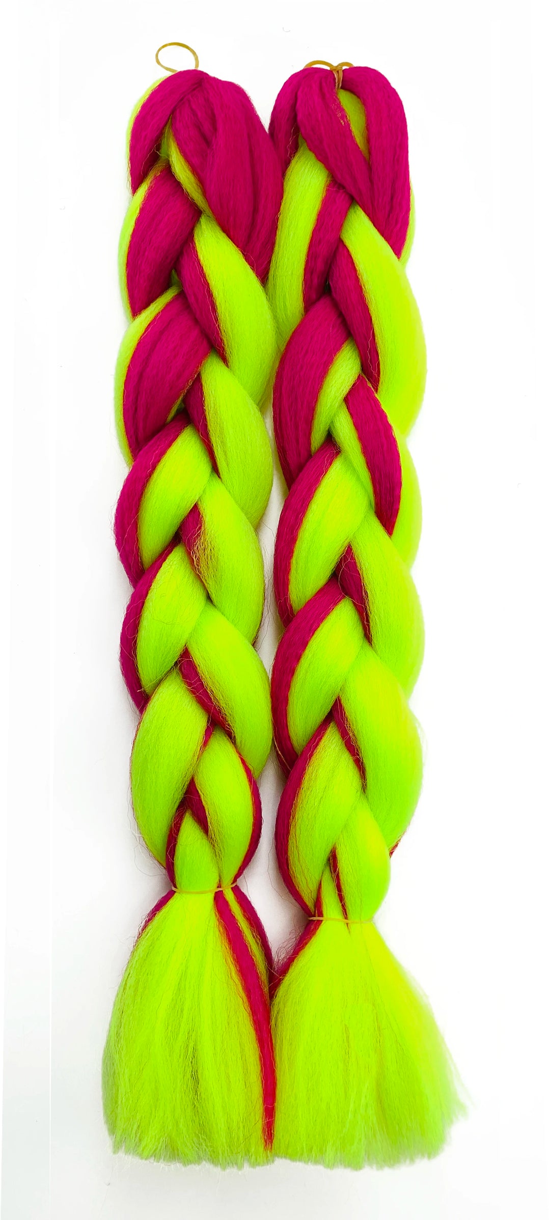 Mixed Color Jumbo Braiding Hair 24 Inch – Pre-Stretched Synthetic Extensions for Long Braids