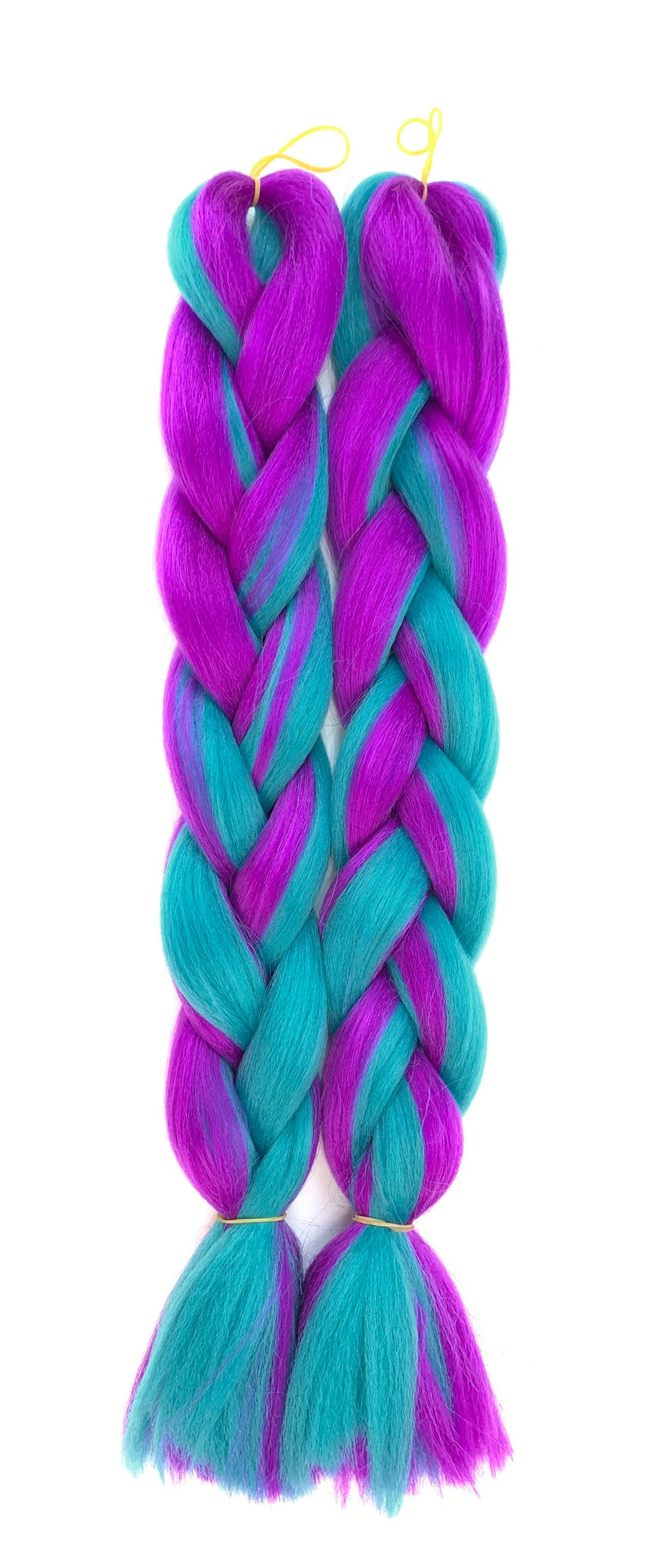 Mixed Color Jumbo Braiding Hair 24 Inch – Pre-Stretched Synthetic Extensions for Long Braids