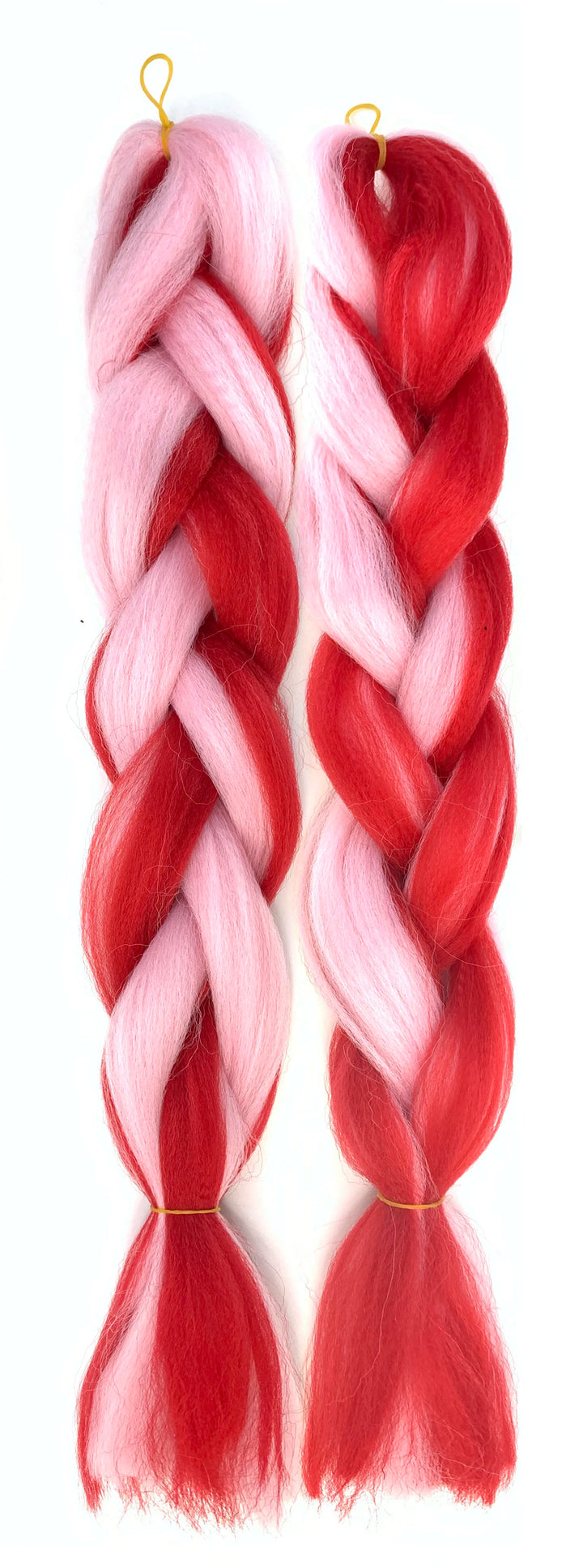 Mixed Color Jumbo Braiding Hair 24 Inch – Pre-Stretched Synthetic Extensions for Long Braids