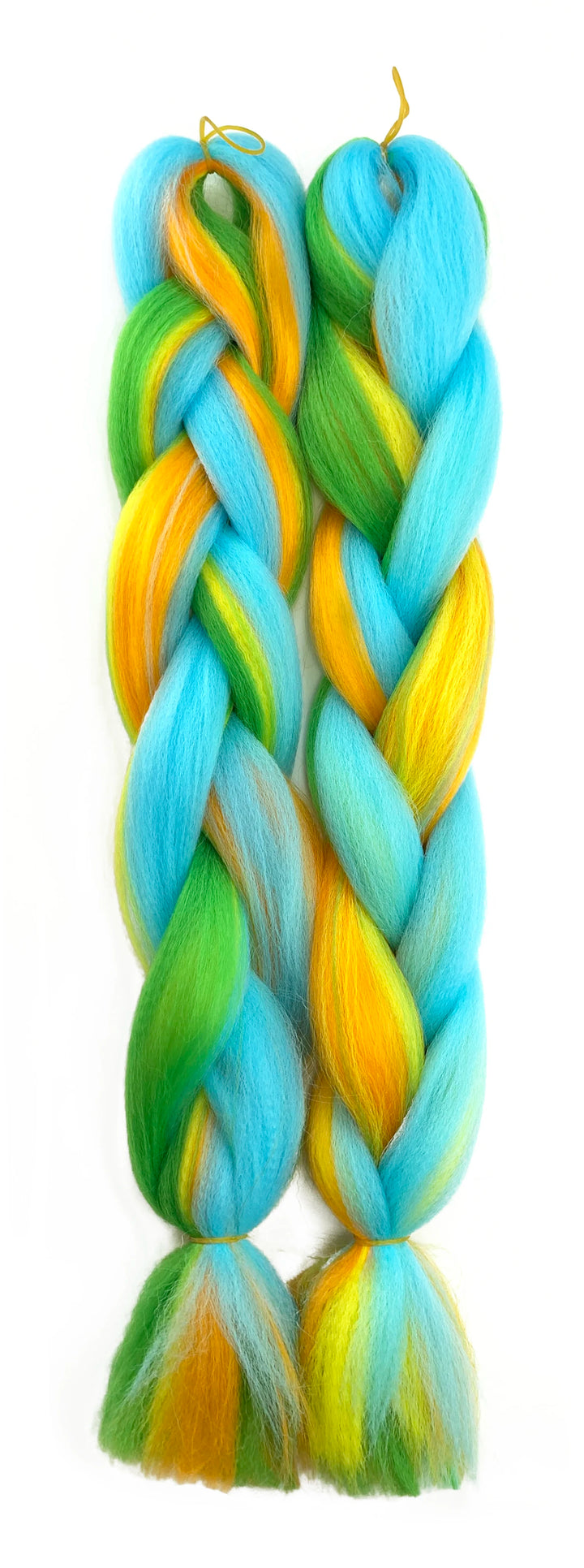Mixed Color Jumbo Braiding Hair 24 Inch – Pre-Stretched Synthetic Extensions for Long Braids