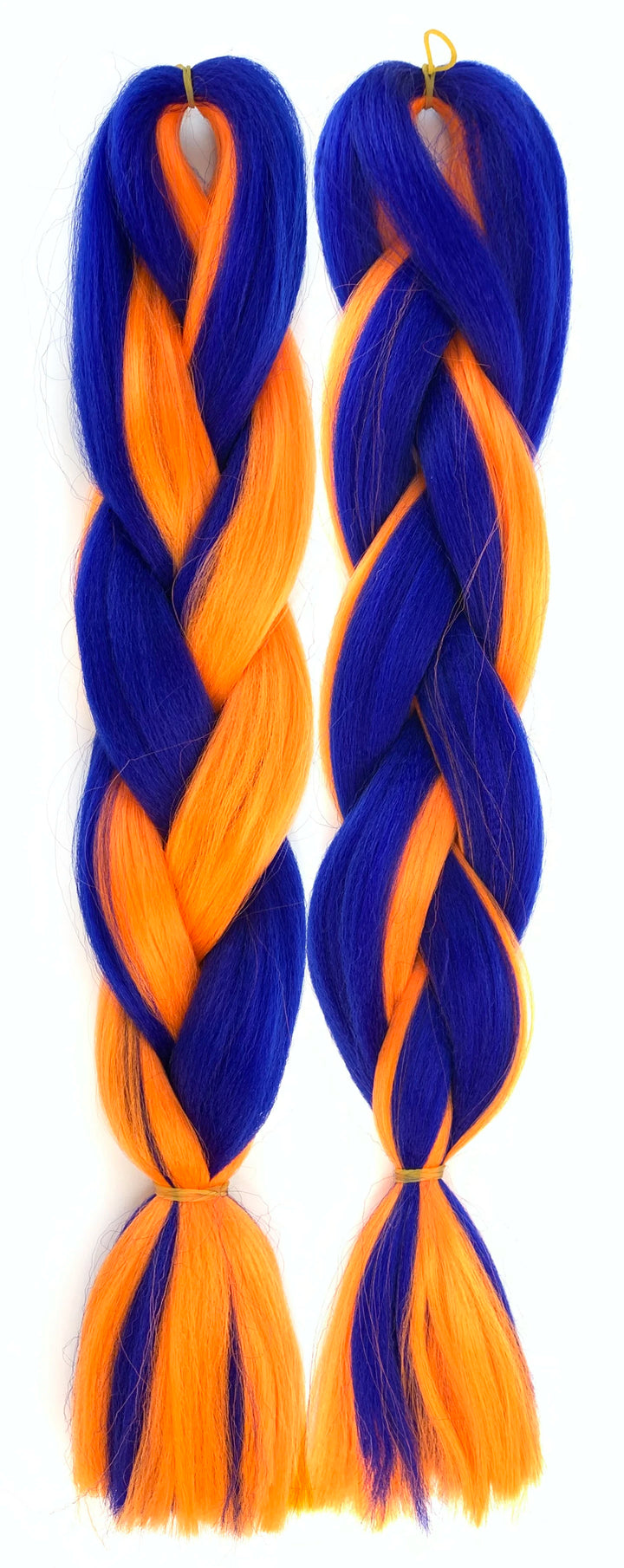 Mixed Color Jumbo Braiding Hair 24 Inch – Pre-Stretched Synthetic Extensions for Long Braids