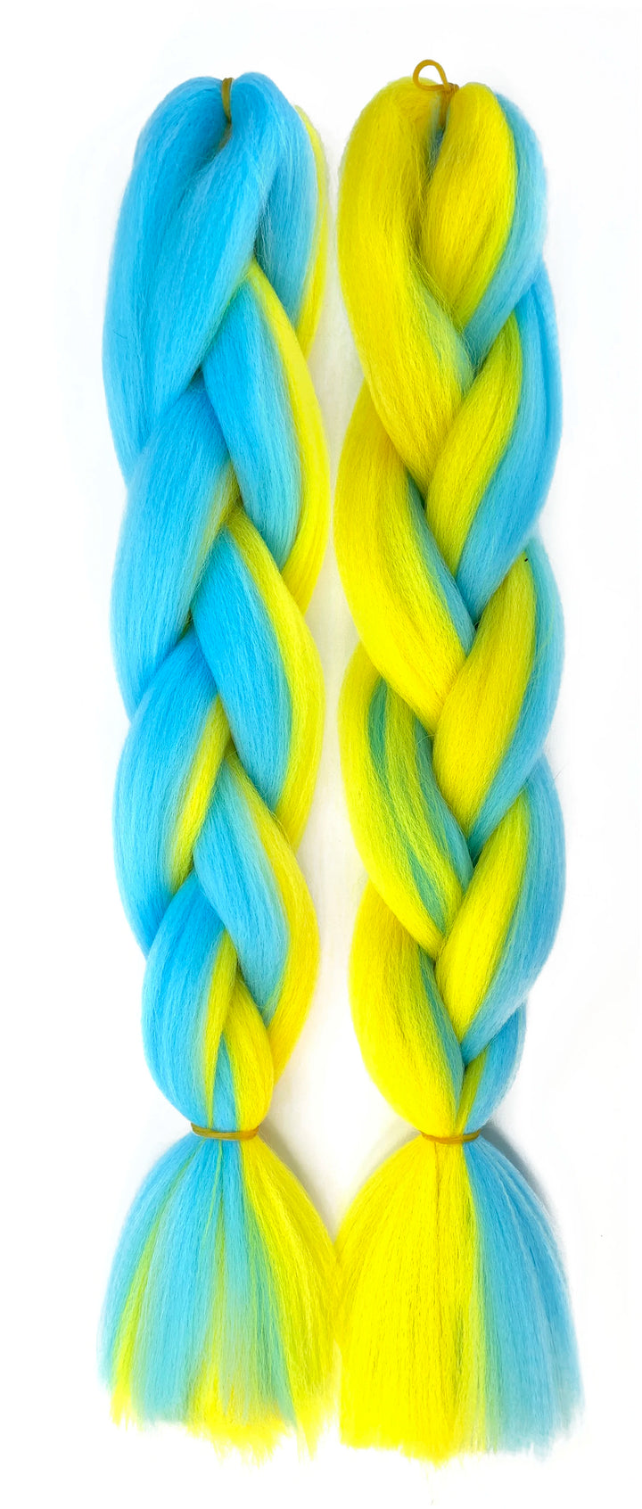 Mixed Color Jumbo Braiding Hair 24 Inch – Pre-Stretched Synthetic Extensions for Long Braids