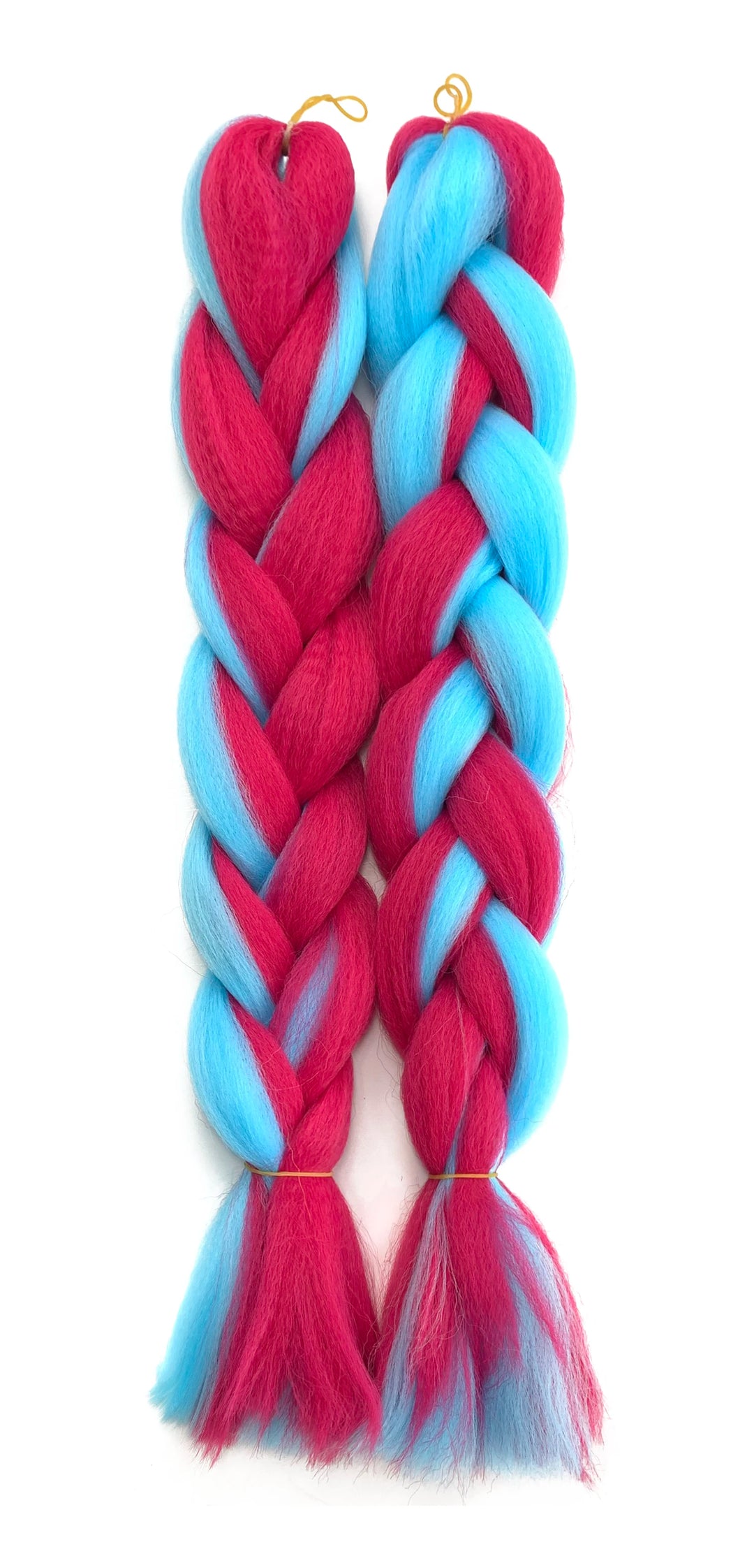 Mixed Color Jumbo Braiding Hair 24 Inch – Pre-Stretched Synthetic Extensions for Long Braids