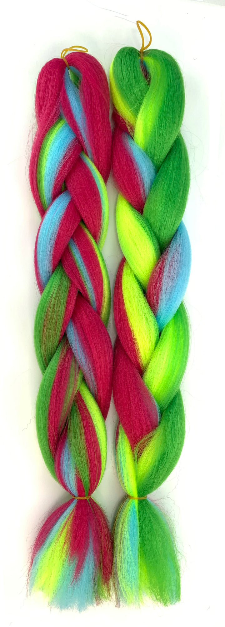 Mixed Color Jumbo Braiding Hair 24 Inch – Pre-Stretched Synthetic Extensions for Long Braids