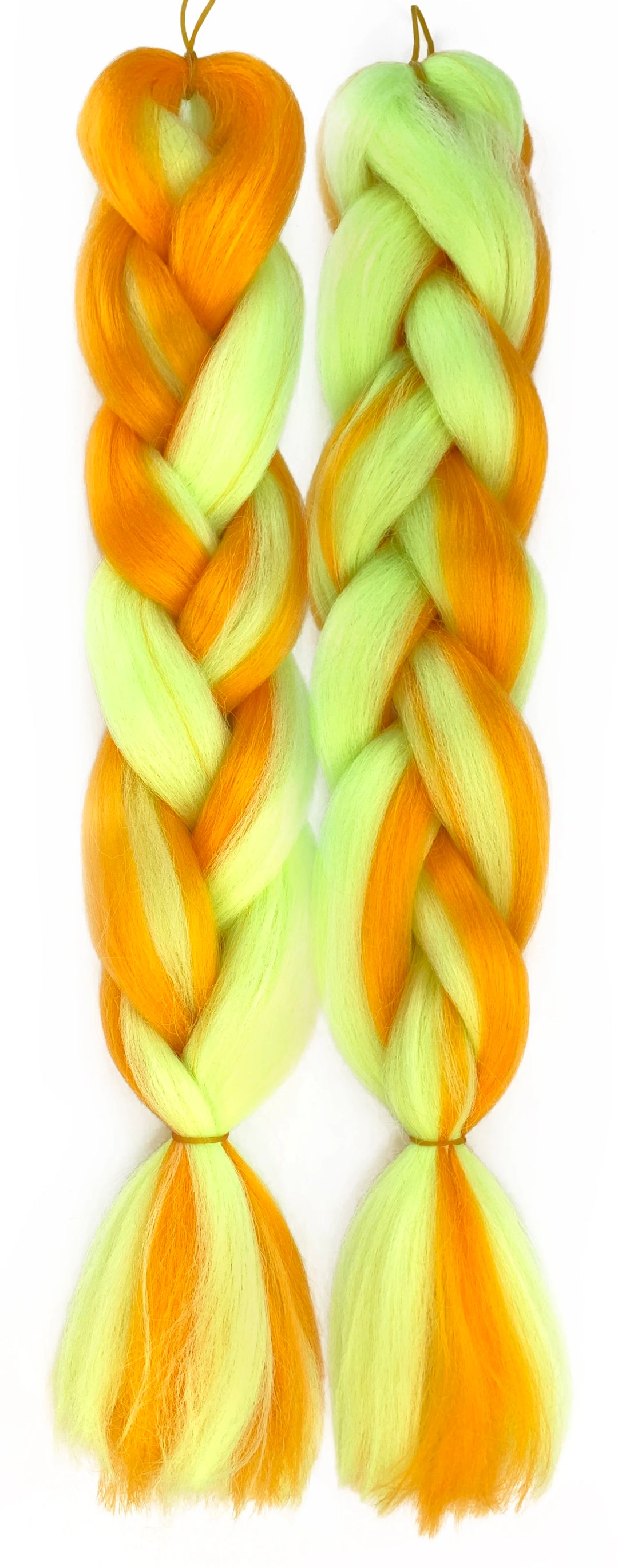 Mixed Color Jumbo Braiding Hair 24 Inch – Pre-Stretched Synthetic Extensions for Long Braids