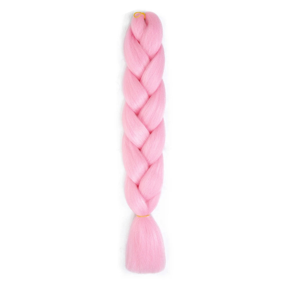 24 Inch Jumbo Braids Extensions – Synthetic Afro Ombre Kanekalon Hair for Children