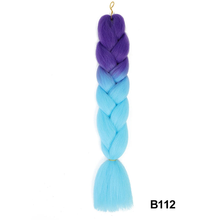 Synthetic 24 Inch 100g Ombre Jumbo Braiding Hair – Kanekalon Twist Extensions