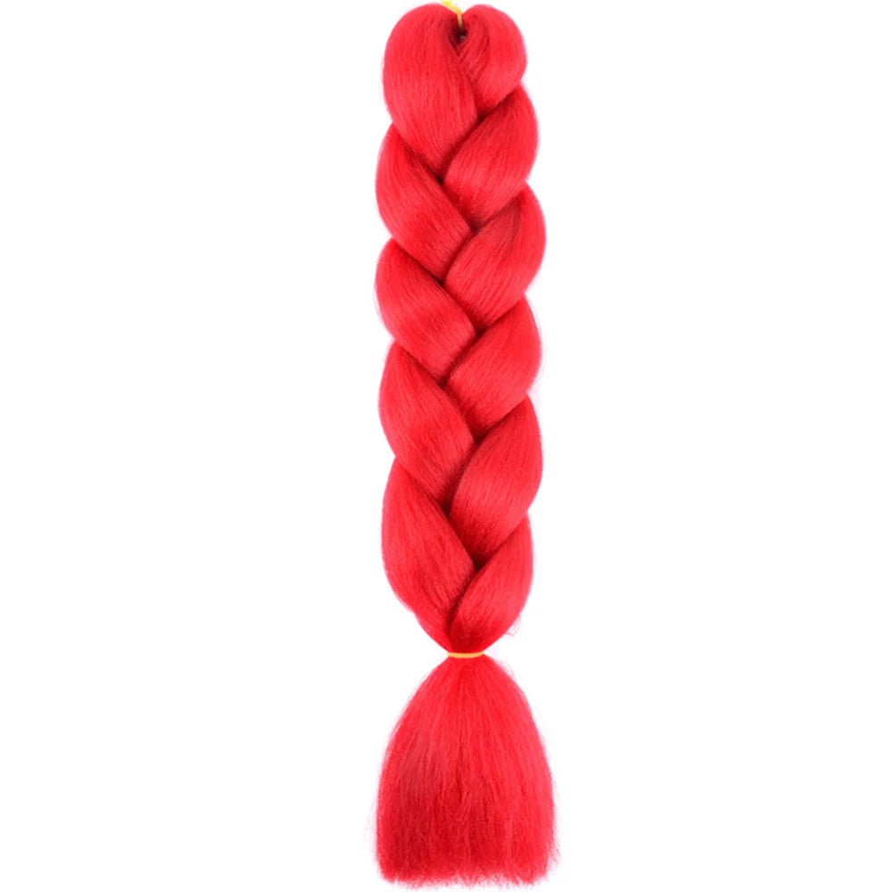 24 Inch Jumbo Braids Extensions – Synthetic Afro Ombre Kanekalon Braiding Hair for Children 22