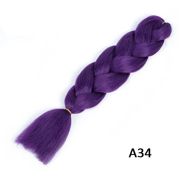 Ombre Synthetic Twist Braiding Hair – Jumbo Kanekalon Hair Extensions for Braids